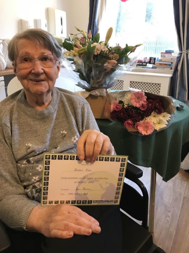 Other image for Audrey clocks up 66 years in Mothers’ Union